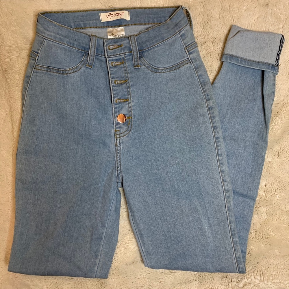 Vibrant M•i•U High rise Jeans